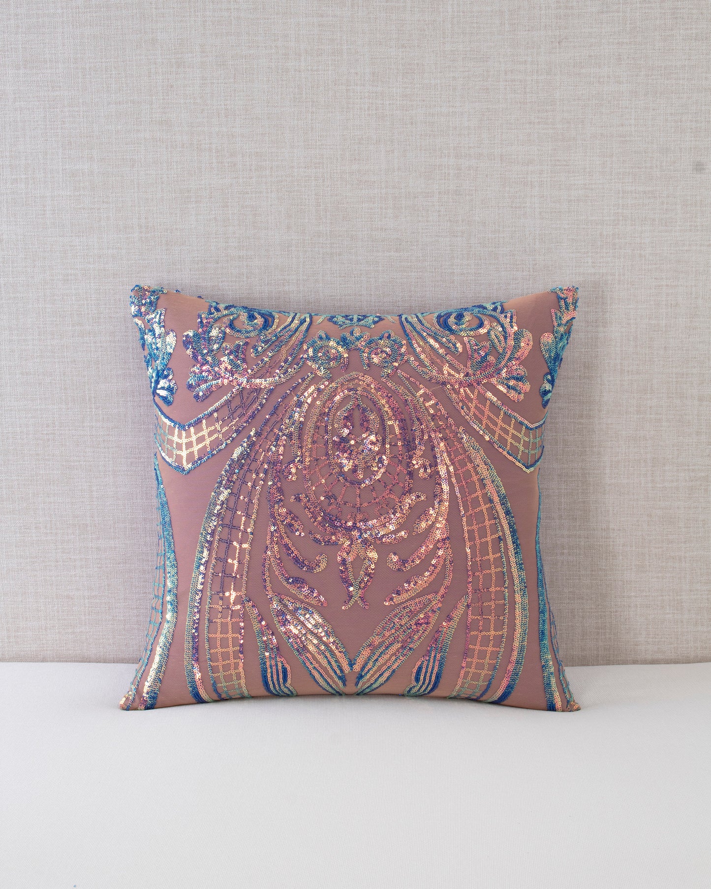 Opalescent Collection Sequin Throw Pillow Covers