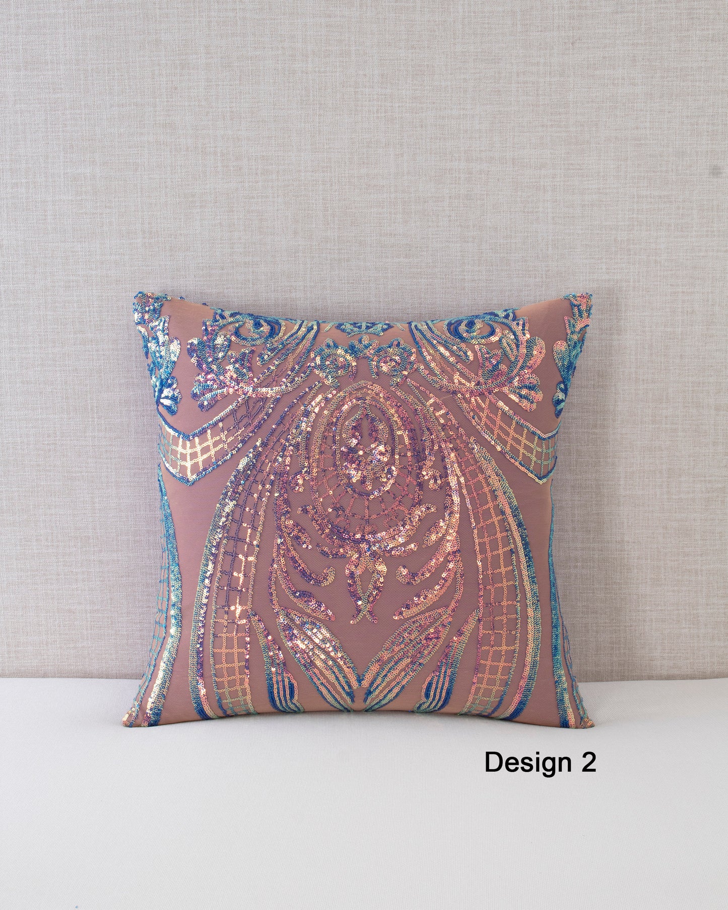 Opalescent Collection Sequin Throw Pillow Covers