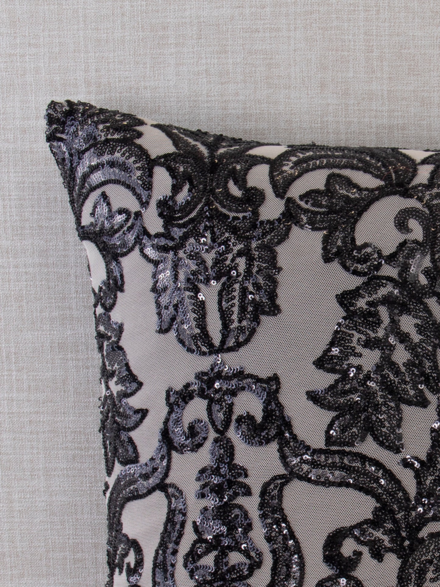 Victorian Glimmer Collection Sequin Throw Pillow Covers