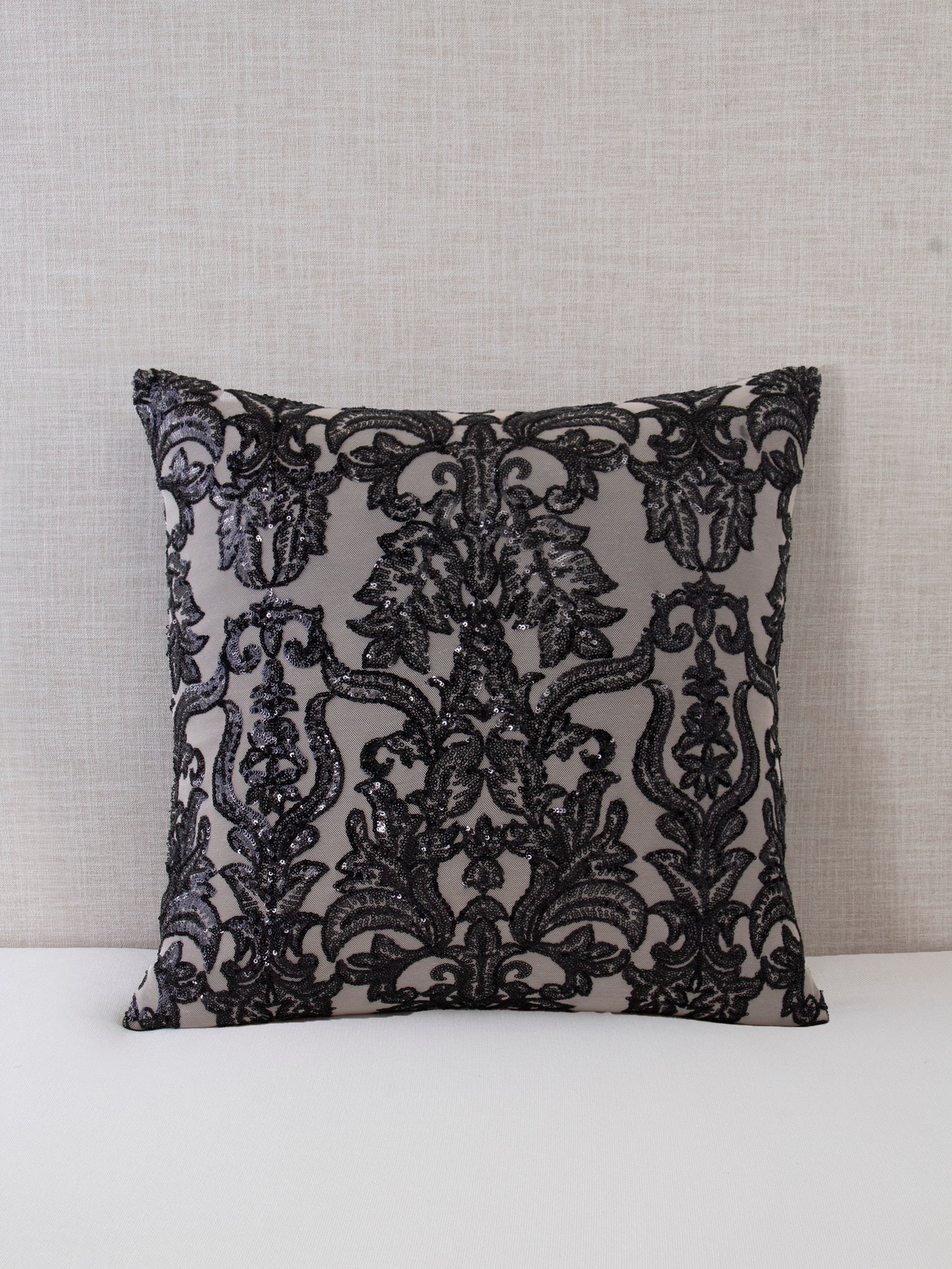 Victorian Glimmer Collection Sequin Throw Pillow Covers