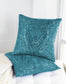 PacoRogiene NYC Glitz Chick Sequin Throw Pillow Covers - Teal