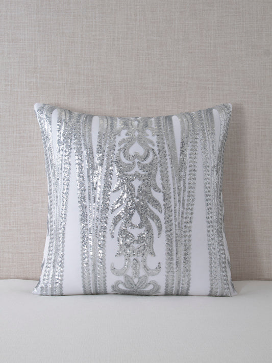 Shimmer Forrest Sequin Throw Pillow Cover - 20x20