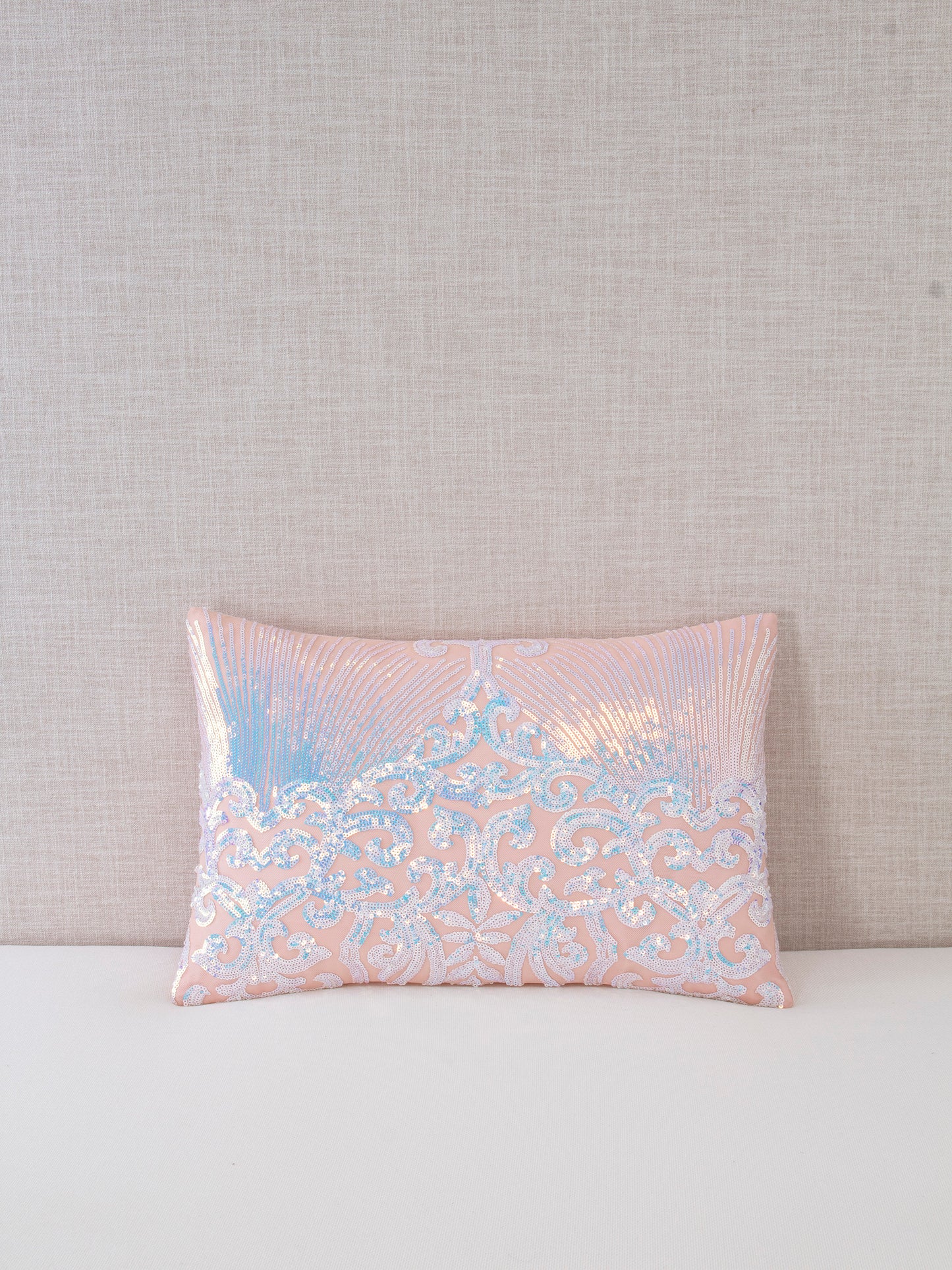 Angel Collection Sequin Decorative Throw Pillow Covers