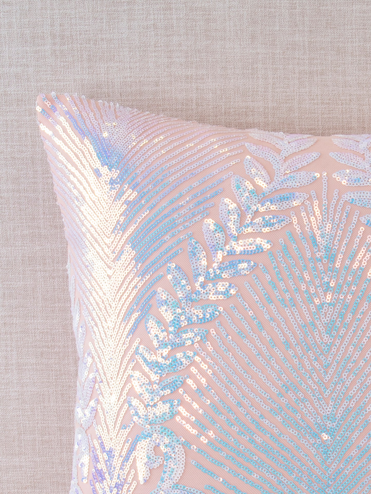 Angel Collection Sequin Decorative Throw Pillow Covers