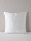 Heart of Snow Embroidered Sequin Throw Pillow Cover - 20x20