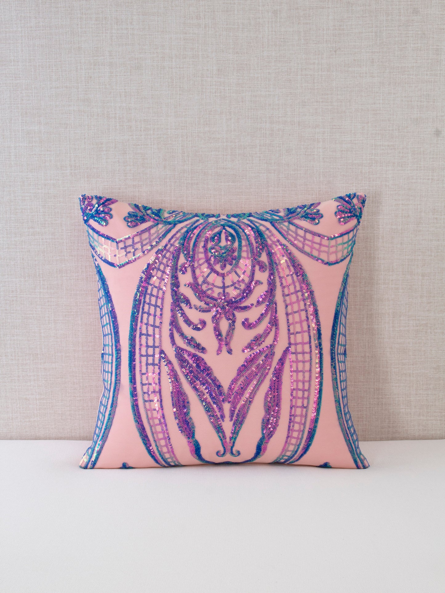 Mermaid Collection Sequin Throw Pillow Covers