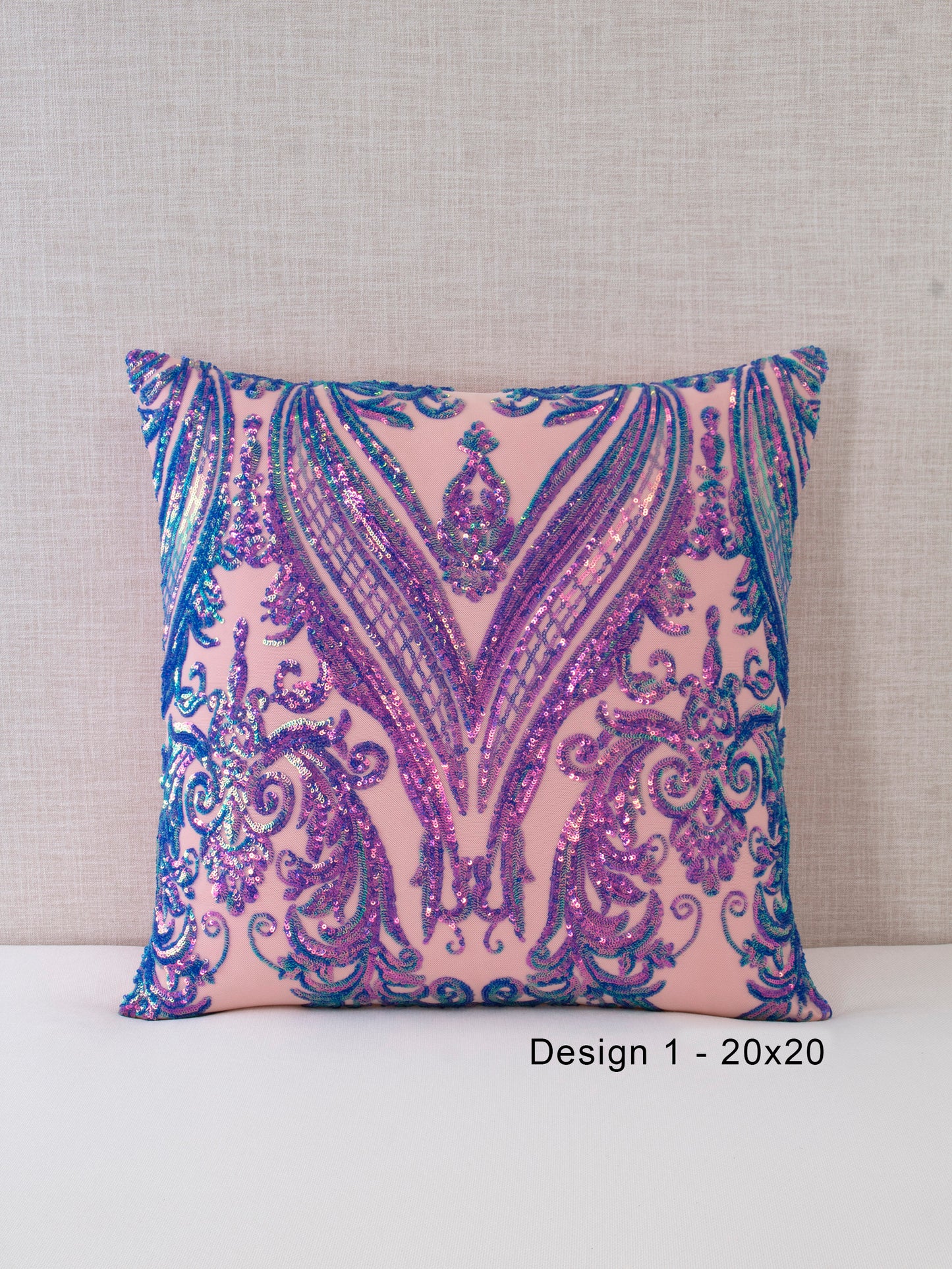 Mermaid Collection Sequin Throw Pillow Covers