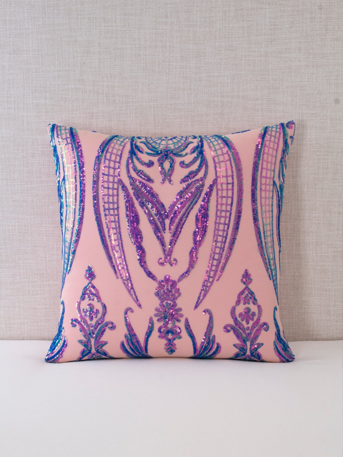 Mermaid Collection Sequin Throw Pillow Covers