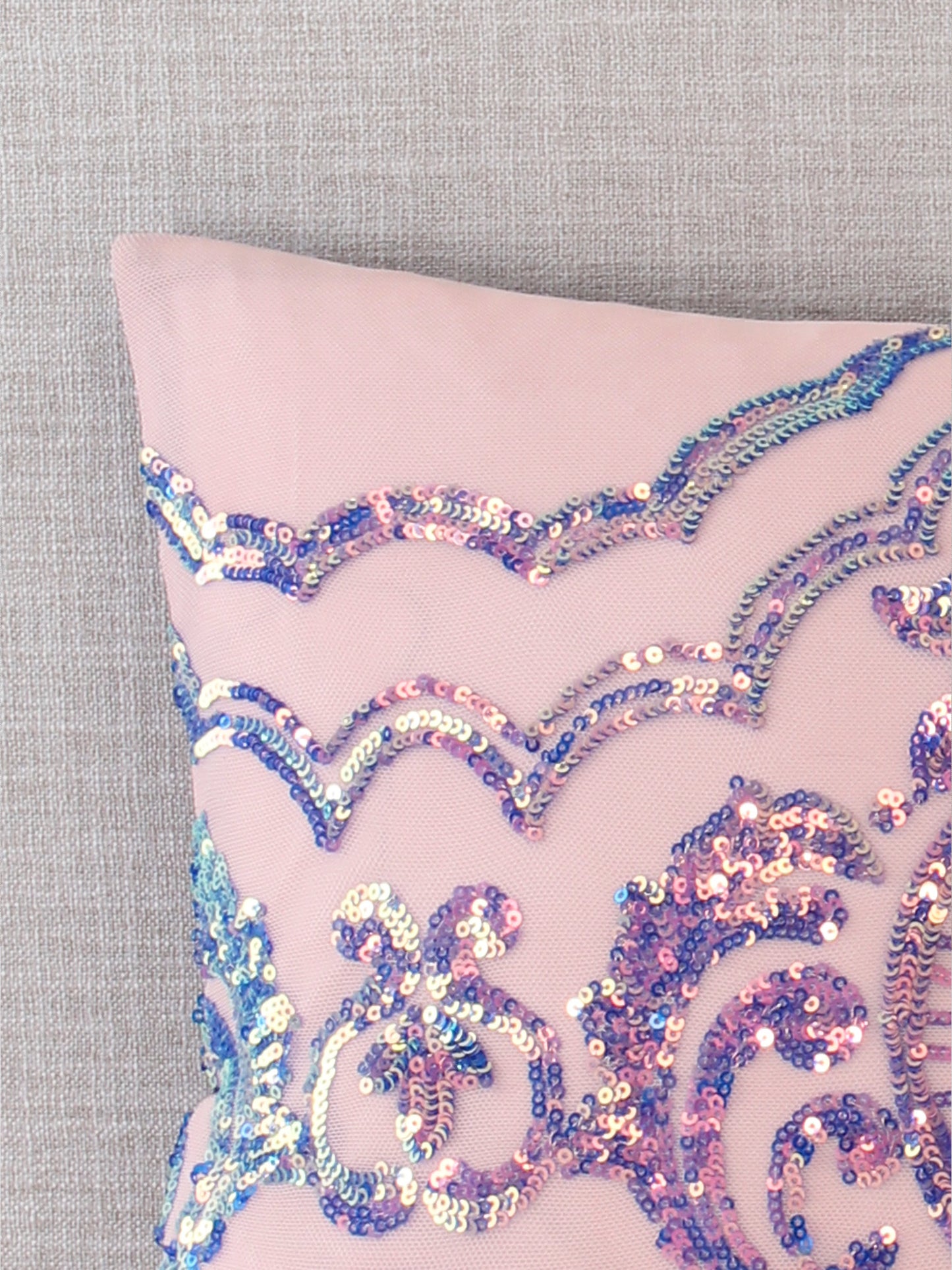 Ethereal Collection Sequin Throw Pillow Covers