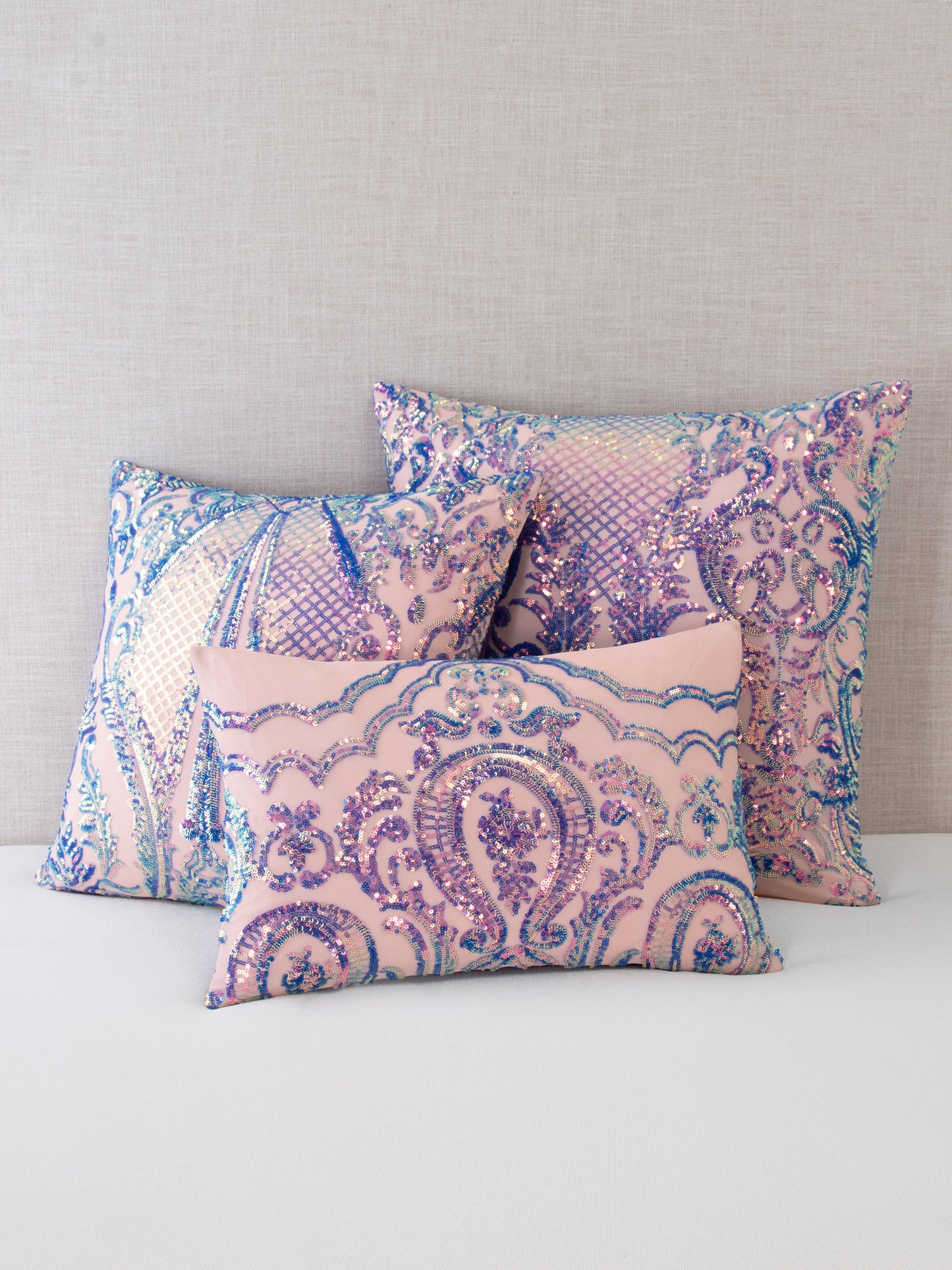 Angel Collection Sequin Decorative Throw Pillow Covers – PRogieneHOME