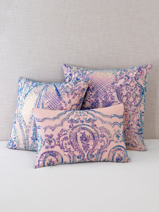 Ethereal Collection Sequin Throw Pillow Covers