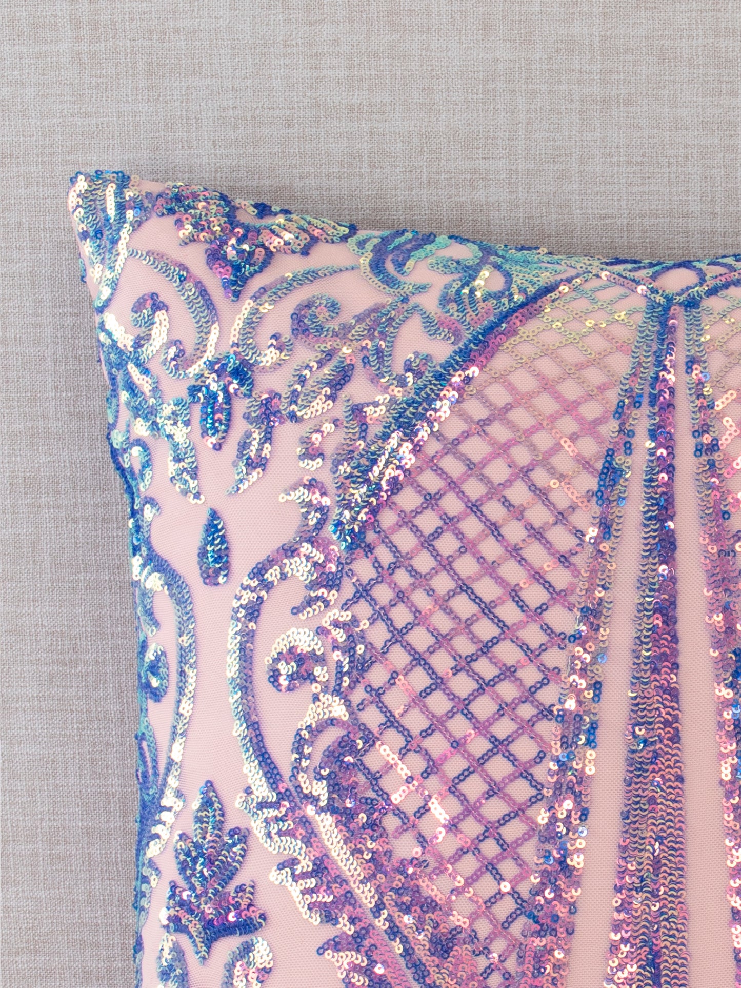 Ethereal Collection Sequin Throw Pillow Covers