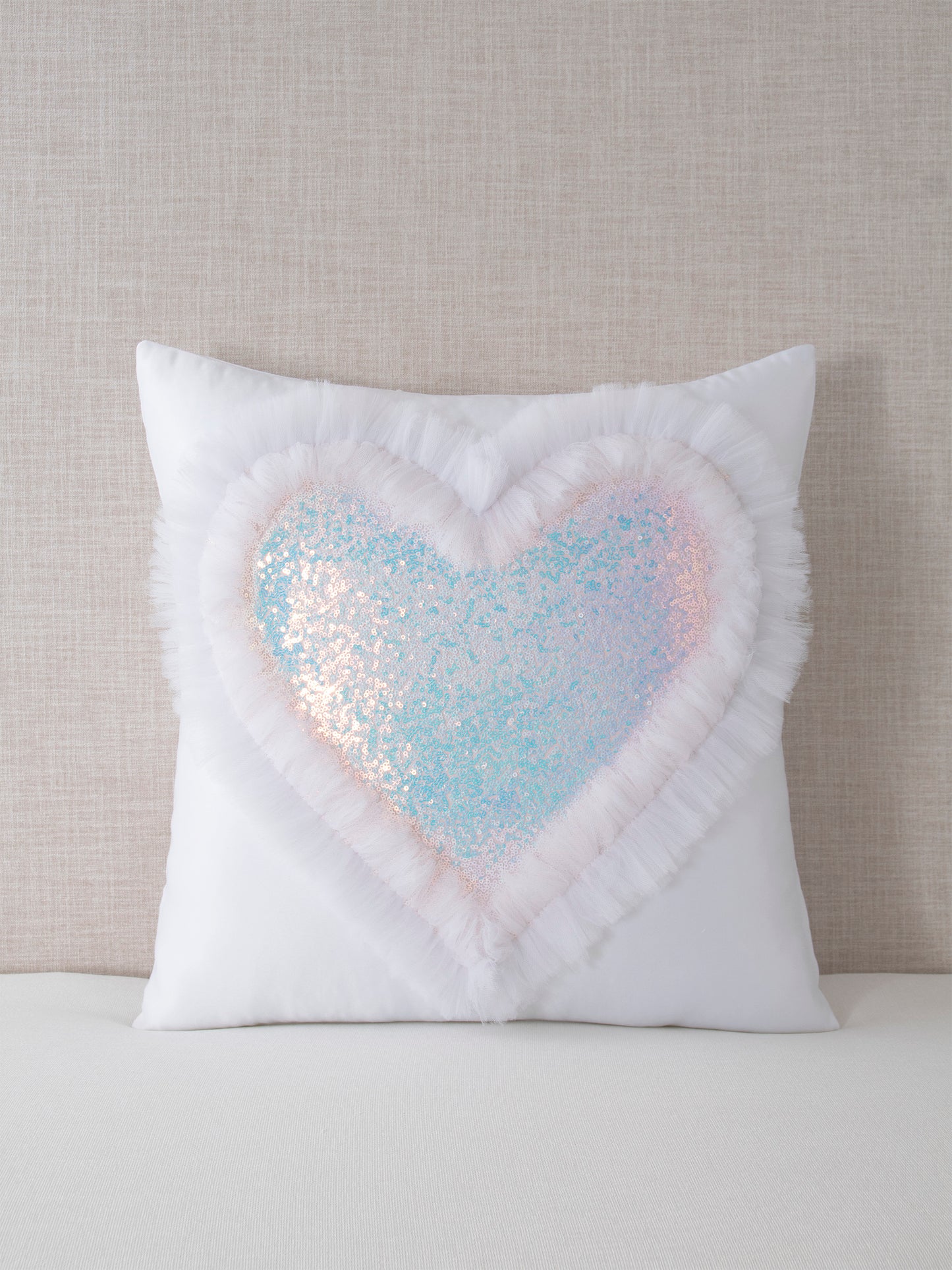 Unicorn Heart Collection Sequin Throw Pillow Covers