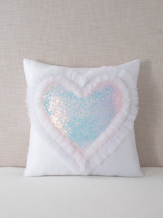Unicorn Heart Collection Sequin Throw Pillow Covers