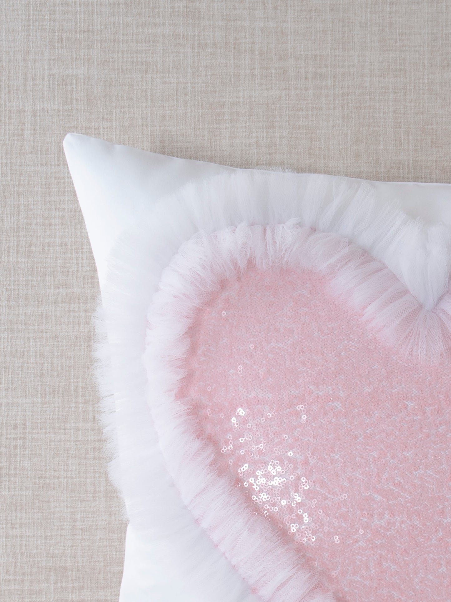 Unicorn Heart Collection Sequin Throw Pillow Covers