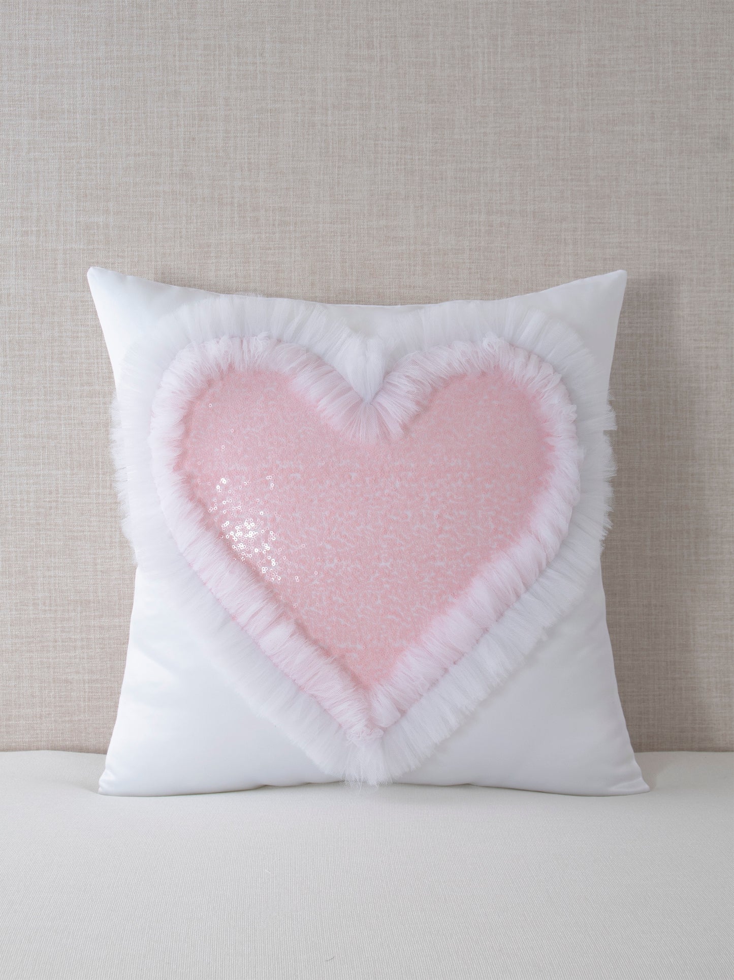 Unicorn Heart Collection Sequin Throw Pillow Covers