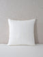 Pointed Strips Off-White Sequin Decorative Throw Pillow Cover - 18x18