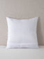 Pointed Strips Silver Sequin Decorative Throw Pillow Cover - 20x20